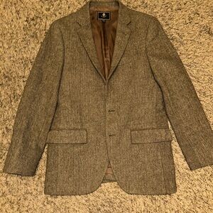 J. Crew Herringbone Tweed Wool Blazer 36s Sportcoat